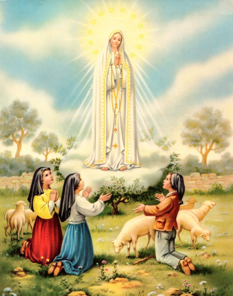 Virgen del Rosario en Fátima